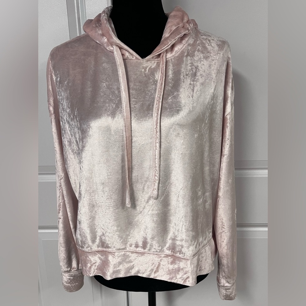 Love By Gap Blush Velour Pullover